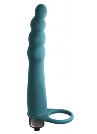 Зеленая вибронасадка для двойного проникновения Bramble - 16,5 см. - Lola Games - купить с доставкой в Ельце