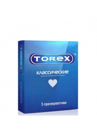 Гладкие презервативы Torex  Классические  - 3 шт. - Torex - купить с доставкой в Ельце