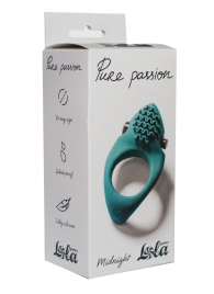 Зеленое эрекционное виброкольцо Pure Passion Midnight - Lola Games - в Ельце купить с доставкой