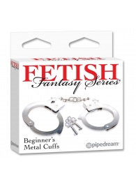 Металлические наручники Beginner s Metal Cuffs - Pipedream - купить с доставкой в Ельце