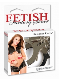 Металлические серебристые наручники Designer Metal Handcuffs - Pipedream - купить с доставкой в Ельце