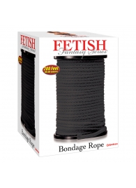 Черная веревка для связывания Bondage Rope - 60,9 м. - Pipedream - купить с доставкой в Ельце