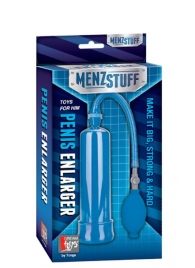 Синяя вакуумная помпа MENZSTUFF PENIS ENLARGER - Dream Toys - в Ельце купить с доставкой