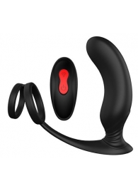 Черный массажер простаты REMOTE P-PLEASER - Dream Toys - в Ельце купить с доставкой