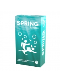 Презервативы SPRING BUBBLES с пупырышками - 12 шт. - SPRING - купить с доставкой в Ельце