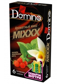 Ароматизированные презервативы DOMINO  Ароматный микс  - 6 шт. - Domino - купить с доставкой в Ельце
