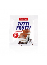 Пробник гель-смазки Tutti-frutti со вкусом тирамису - 4 гр. - Биоритм - купить с доставкой в Ельце