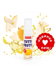 Гель-смазка Tutti-frutti со вкусом сочной дыни - 30 гр. - Биоритм - купить с доставкой в Ельце