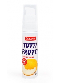 Гель-смазка Tutti-frutti со вкусом сочной дыни - 30 гр. - Биоритм - купить с доставкой в Ельце