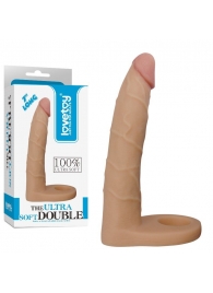 Телесная насадка-фаллоимитатор для двойного проникновения - 17 см. - Lovetoy - купить с доставкой в Ельце