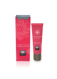 Возбуждающий интимный гель для двоих STIMULATION GEL Pomegranate   Nutmeg - 30 мл. - Shiatsu - купить с доставкой в Ельце