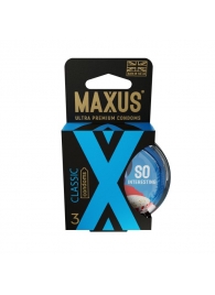 Классические презервативы в пластиковом кейсе MAXUS Classic - 3 шт. - Maxus - купить с доставкой в Ельце