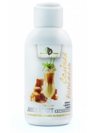 Интимный гель-смазка JUICY FRUIT с ароматом солёной карамели - 100 мл. - БиоМед - купить с доставкой в Ельце