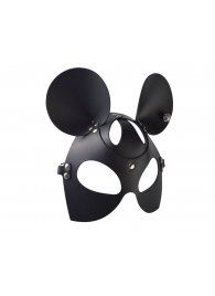 Черная кожаная маска  Мышка - Sitabella - купить с доставкой в Ельце