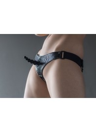 Черные трусики Better с анальной насадкой - 8 см. - Lola Games - купить с доставкой в Ельце