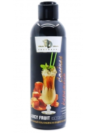 Интимный гель-смазка JUICY FRUIT с ароматом солёной карамели - 200 мл. - БиоМед - купить с доставкой в Ельце