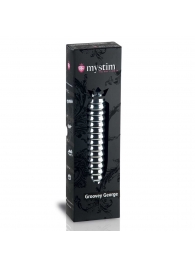 Рельефный фаллос для интенсивного электросекса Groovey George - 20 см. - MyStim - купить с доставкой в Ельце