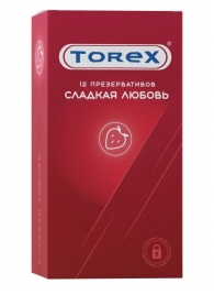 Презервативы Torex  Сладкая любовь  с ароматом клубники - 12 шт. - Torex - купить с доставкой в Ельце