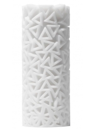 Белый 3D мастурбатор PILE - Tenga - в Ельце купить с доставкой