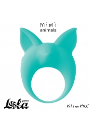 Зеленое эрекционное кольцо Kitten Kyle - Lola Games - в Ельце купить с доставкой