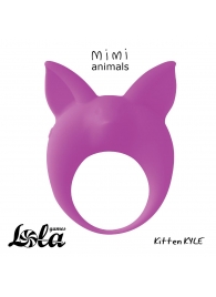 Фиолетовое эрекционное кольцо Kitten Kyle - Lola Games - в Ельце купить с доставкой