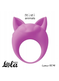 Фиолетовое эрекционное кольцо Lemur Remi - Lola Games - в Ельце купить с доставкой