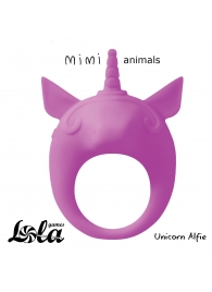 Фиолетовое эрекционное кольцо Unicorn Alfie - Lola Games - в Ельце купить с доставкой