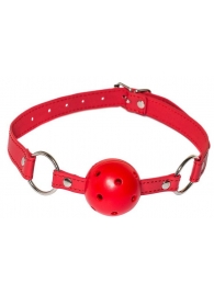 Красный кляп-шарик Firecracker - Lola Games - купить с доставкой в Ельце