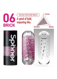Мастурбатор SPINNER Brick - Tenga - в Ельце купить с доставкой