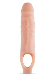 Телесный реалистичный фаллоудлинитель 9 Inch Silicone Cock Sheath Penis Extender - 22,86 см. - Blush Novelties - в Ельце купить с доставкой