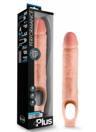 Телесный реалистичный фаллоудлинитель 10 Inch Silicone Cock Sheath Penis Extender - 25,4 см. - Blush Novelties - в Ельце купить с доставкой