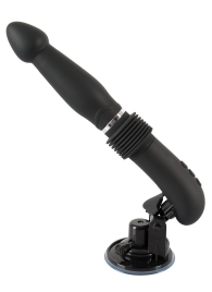 Черная секс-машина с поступательными движениями Fucking Machine - Orion - купить с доставкой в Ельце