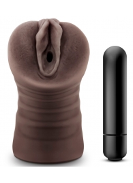 Коричневый мастурбатор-вагина Hot Chocolate Brianna - Blush Novelties - в Ельце купить с доставкой