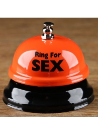 Настольный звонок RING FOR SEX - Сима-Ленд - купить с доставкой в Ельце