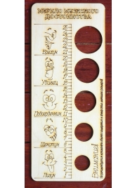 Деревянное мерило мужского достоинства - Дарим красиво - купить с доставкой в Ельце