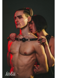 Черный кляп Love Addict на замочке - Lola Games - купить с доставкой в Ельце