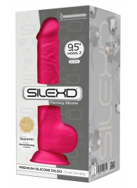Розовый фаллоимитатор-реалистик Premium Dildo 9,5  Model 3 Premium - 24 см. - Adrien Lastic