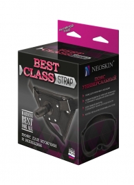 Черный пояс для насадок BEST CLASS STRAP - LOVETOY (А-Полимер) - купить с доставкой в Ельце