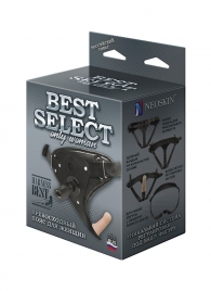 Пояс HARNESS BEST SELECT с вагинальной пробкой - LOVETOY (А-Полимер) - купить с доставкой в Ельце