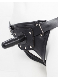 Черный пояс для насадок CLASS STRAP Restyling - LOVETOY (А-Полимер) - купить с доставкой в Ельце