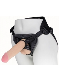 Пояс харнесс BEST UNI strap с 2 насадками - 18 и 22 см. - LOVETOY (А-Полимер) - купить с доставкой в Ельце