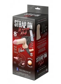 Вибрострапон Woman Midi с вагинальной пробкой - 22 см. - LOVETOY (А-Полимер) - купить с доставкой в Ельце