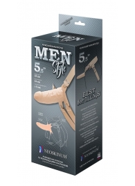 Телесный мужской парапротез MEN STYLE - 15 см. - LOVETOY (А-Полимер) - купить с доставкой в Ельце