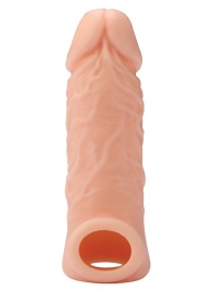 Телесная насадка EXTENDER WITH BALL STRAP 5.5 - 14 см. - Dream Toys - в Ельце купить с доставкой