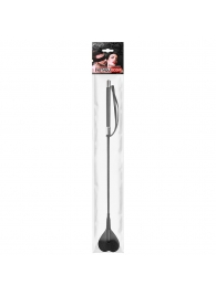 Черный стек с наконечником-сердечком - 54 см. - Notabu - купить с доставкой в Ельце