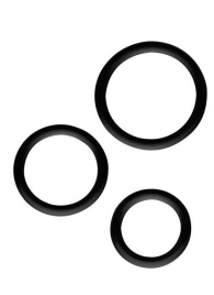 Набор из 3 эрекционных колец SILICONE COCKRINGS - Dream Toys - в Ельце купить с доставкой