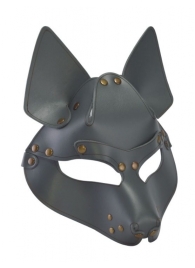 Серая маска Wolf с клепками - Sitabella - купить с доставкой в Ельце