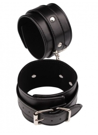Черные оковы Classic Ankle Cuffs - Chisa - купить с доставкой в Ельце