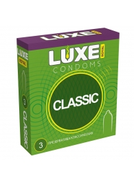 Гладкие презервативы LUXE Royal Classic - 3 шт. - Luxe - купить с доставкой в Ельце