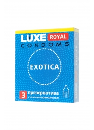 Текстурированные презервативы LUXE Royal Exotica - 3 шт. - Luxe - купить с доставкой в Ельце